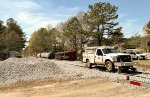 Hi Rail 97662 at the crossing